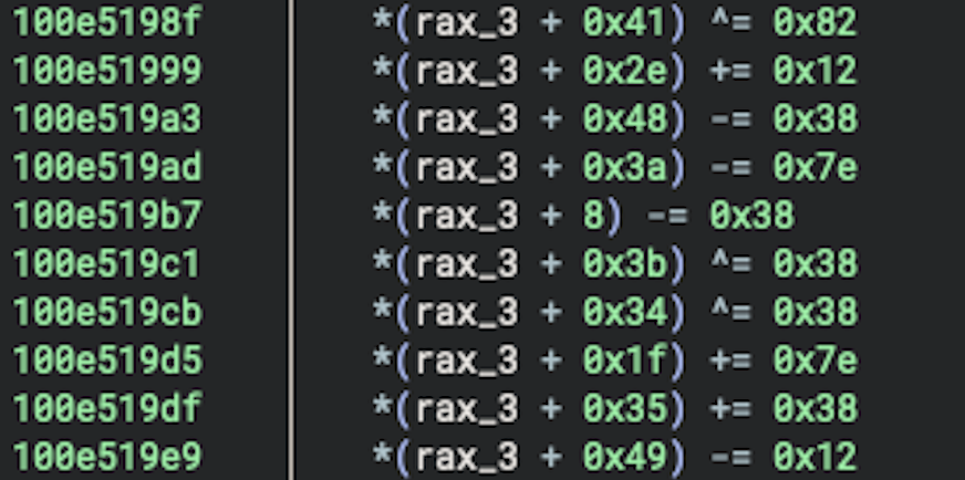 Byte-wise operations