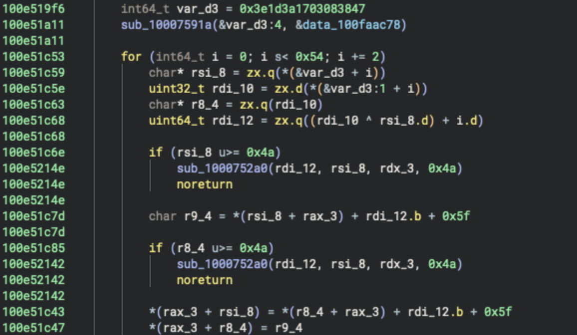 Function Implementation